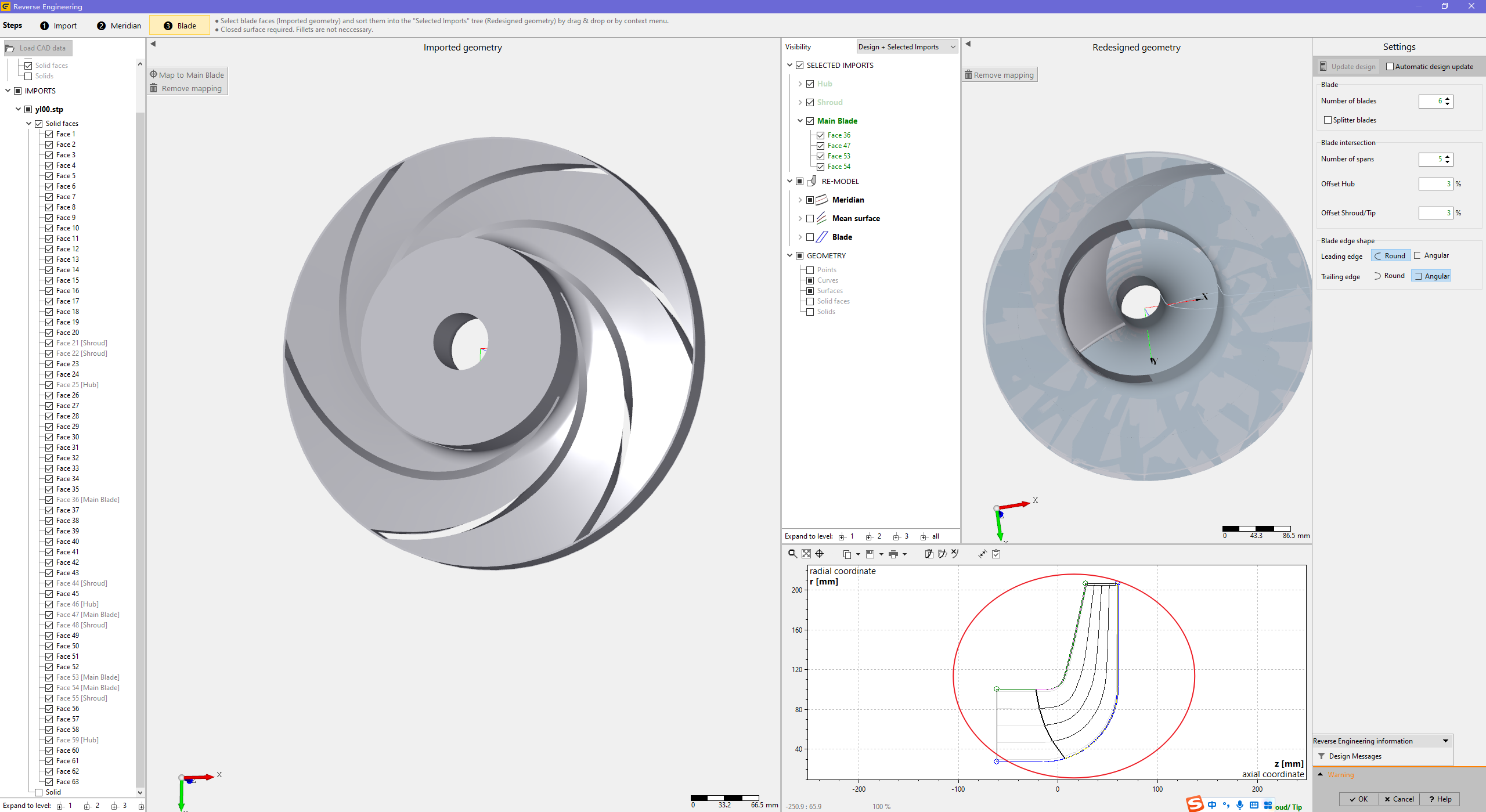 CFturbo逆向叶轮真的存在偏差,还不小!